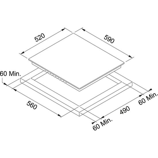 Электрическая варочная панель FRANKE FHR 604 C TOD BK