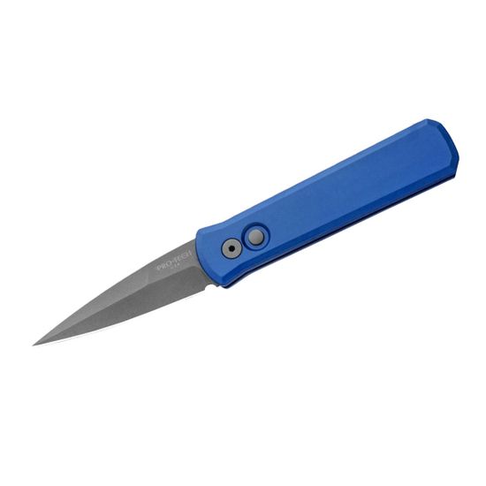 Складной нож Pro-Tech GODSON 720-Blue c клинком из стали 154CM, рукоять алюминий