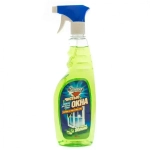 Средство для мытья окон, Чистые Окна, 500 мл, Зеленое Яблоко, Золушка, с триггером