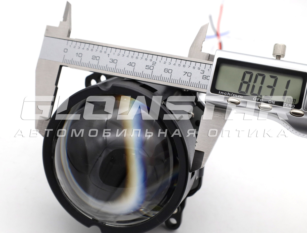 Билед модули Aozoom A15 24 вольта, 3.0 дюйма, 2 чипа, 5500K, 24V, 58W/65W, крепление 3R и съемное гаечное (комплект, 2шт)