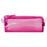 Пенал BRAUBERG с объемной "тракторной" молнией 1 отделение ПВХ 22х8х6 5 см "Ultra pink" (2 штуки в упаковке)