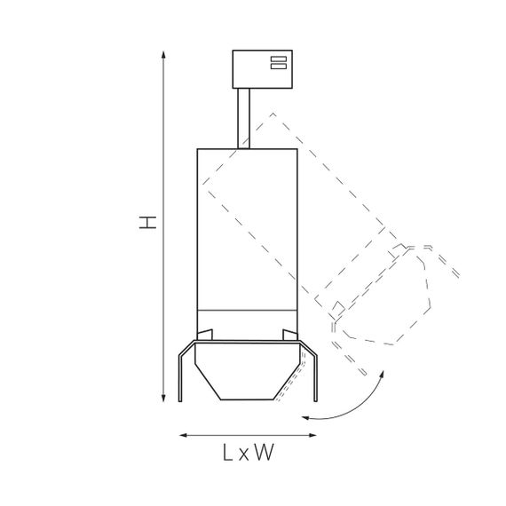 Комплект с трековым светильником Lightstar Canno Led (303264+202996) C326496