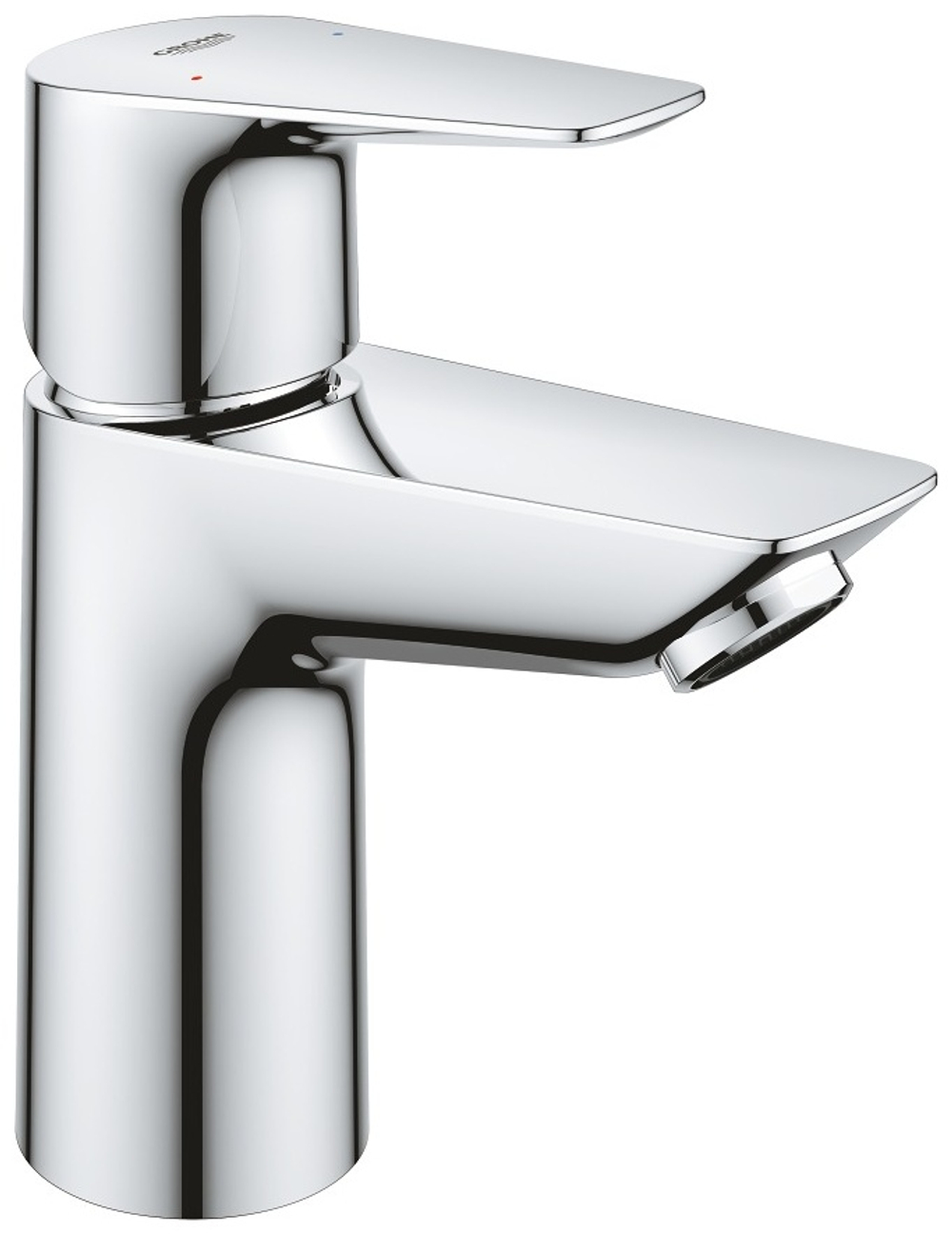 Смеситель для раковины GROHE Start Edge QuickFix с нажимным донным клапаном, S-Size, хром (24199001)