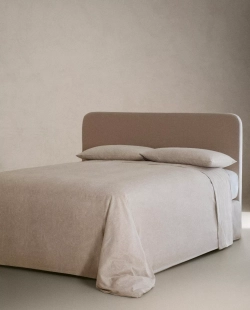 ZARA HOME ПОДОДЕЯЛЬНИК ИЗ САТИНА С УЗОРОМ ПЕЙСЛИ, СЕРЫЙ