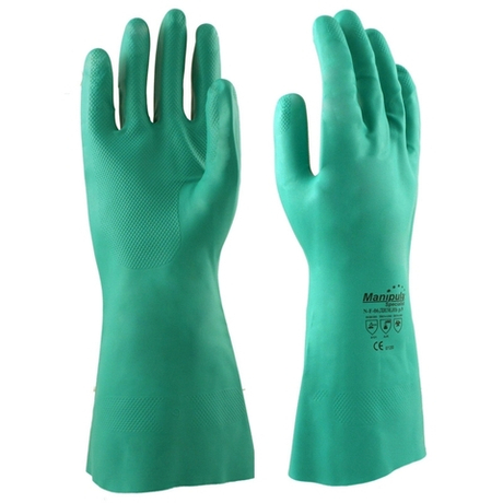 Перчатки "ДИЗЕЛЬ" N-F-06 аналог Метеор-sp р.S,M,L,XL,XXL (нитр, хл. слой, толщ.0,38мм, дл.330мм)