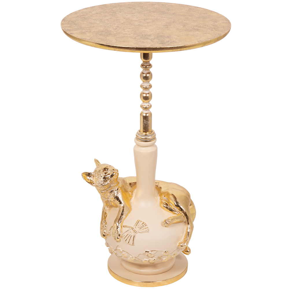 Столик декоративный Кошка Агнесса Айвори
