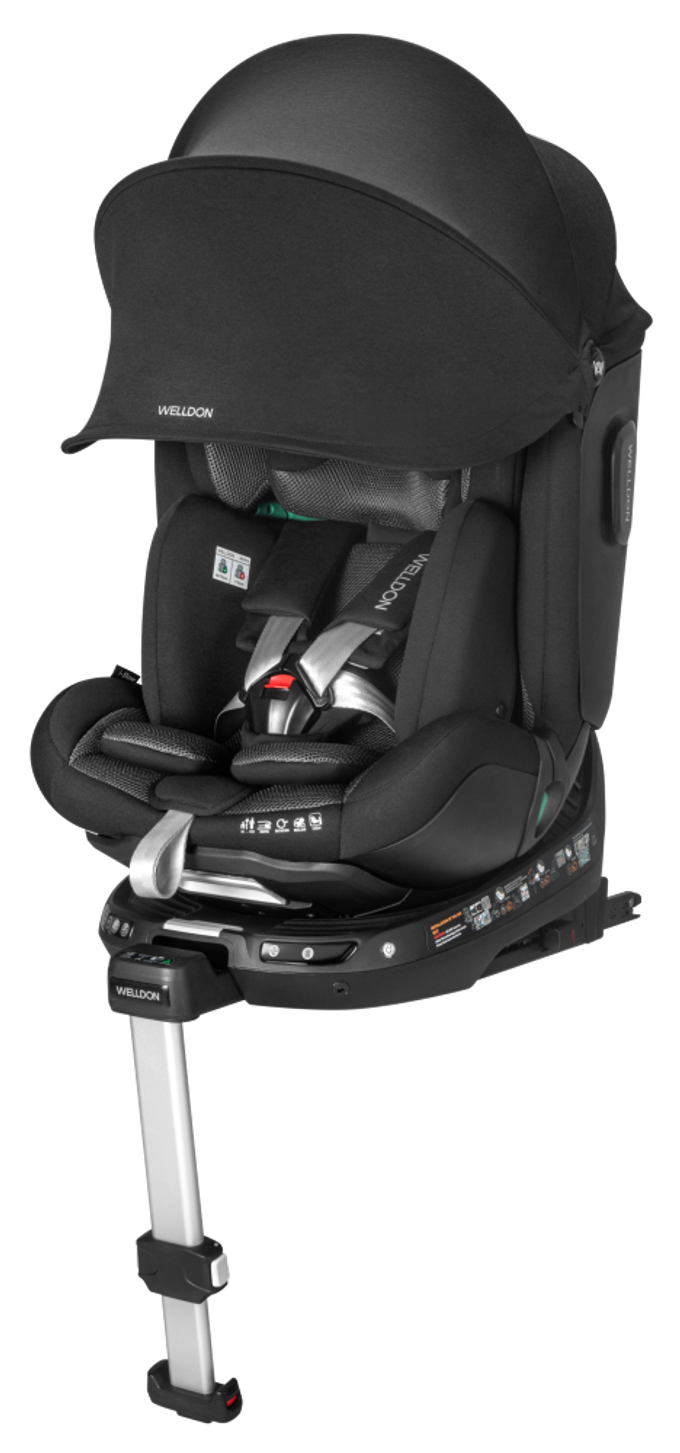 Welldon Автокресло smart rotate 2 pro+ 0-25 iSize 40-125см (Ebony)