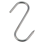 Крюк для мяса S-образный 10мм (h 230, d 43мм)