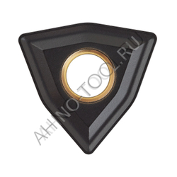 Пластина твердосплавная ISO WNMG080408-KMA ACK10E AHNO по чугуну, чистовая