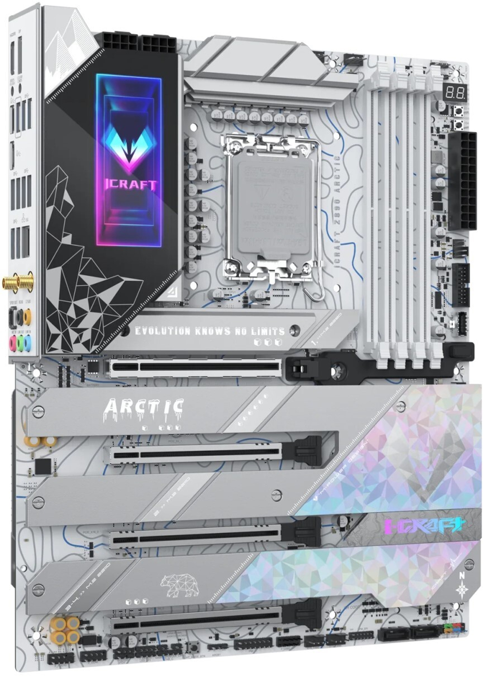 Материнская плата ATX MAXSUN MS-iCraft Z890 ARCTIC