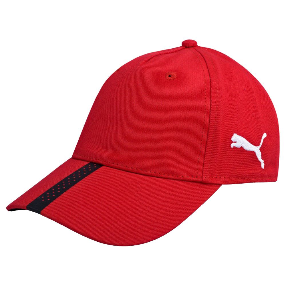 Бейсболка спорт. PUMA Liga Cap 02235601, 100% хлопок, красный
