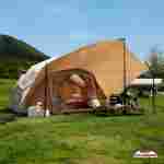 Пневмокаркасная палатка «Летний Уют» 3,8×3,8×2,5 м — семейная, кемпинговая из ПВХ