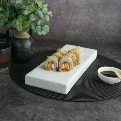 Блюдо прямоугольное 30,6*12 см h3 см White Matt Panasia P.L. Proff Cuisine [2]