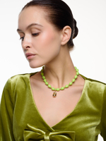 Колье "Green Golden Pears" Gold