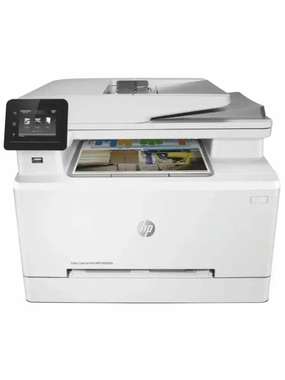 МФУ лазерное HP M283fdn + USB кабель+Картриджи перезапраяляемые +,