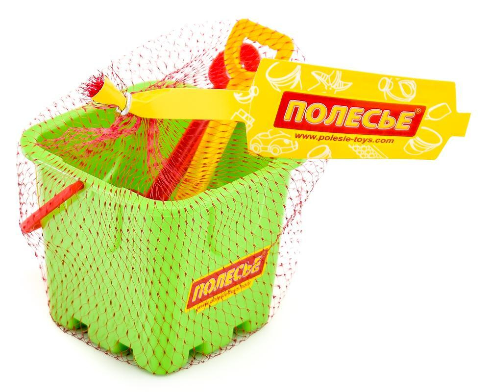 Набор №62 3предм. ведро 0,53л. мал, лопата мал., грабли мал. (Полесье)