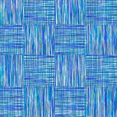 Клетки и полоски голубого цвета