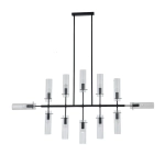 Люстра на штанге Indigo SAETTA 11053/12R Black V000566