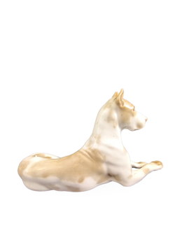 Фарфоровая статуэтка "Мраморный дог" ЛФЗ