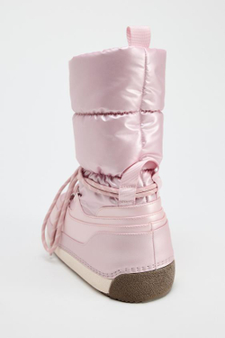 ZARA ВОДООТТАЛКИВАЮЩИЕ БОТИНКИ, РОЗОВЫЙ