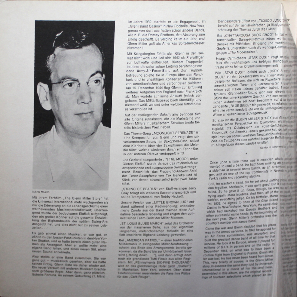 Glenn Miller And His Orchestra / The Glenn Miller Carnegie Hall Concert (LP)
