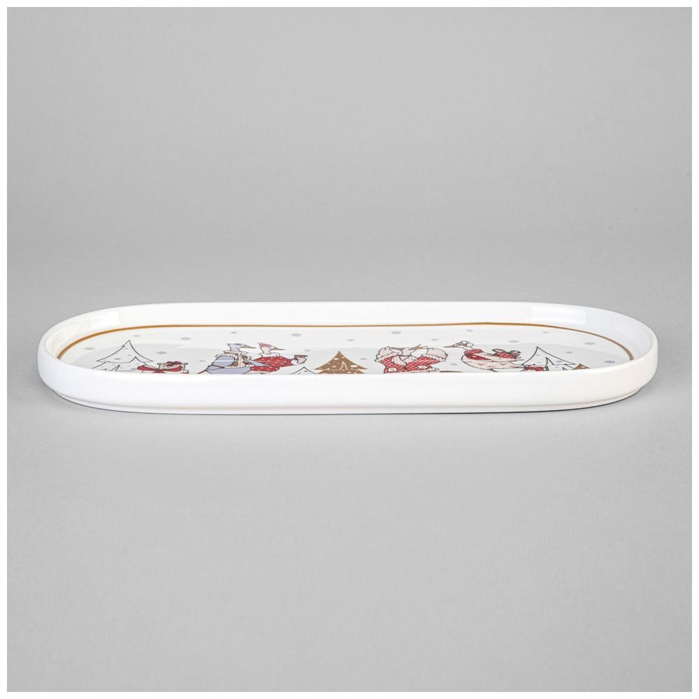 БЛЮДО ОВАЛЬНОЕ LEFARD "FAMILY CHRISTMAS" 25,5 СМ (КОР=24ШТ.)
