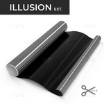 Пленка солнцезащитная зеркальная ILLUSION (Exterior) LUXFIL, на отрез (ширина рулона 1,524 м.)