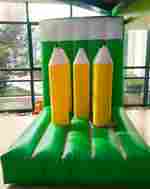 Надувная командная игра "Кольцеброс- карандаш"