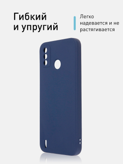 Чехол ROSCO для Tecno Spark 6 Go оптом (арт. TCN-S6GO-COLOURFUL-BLUE)