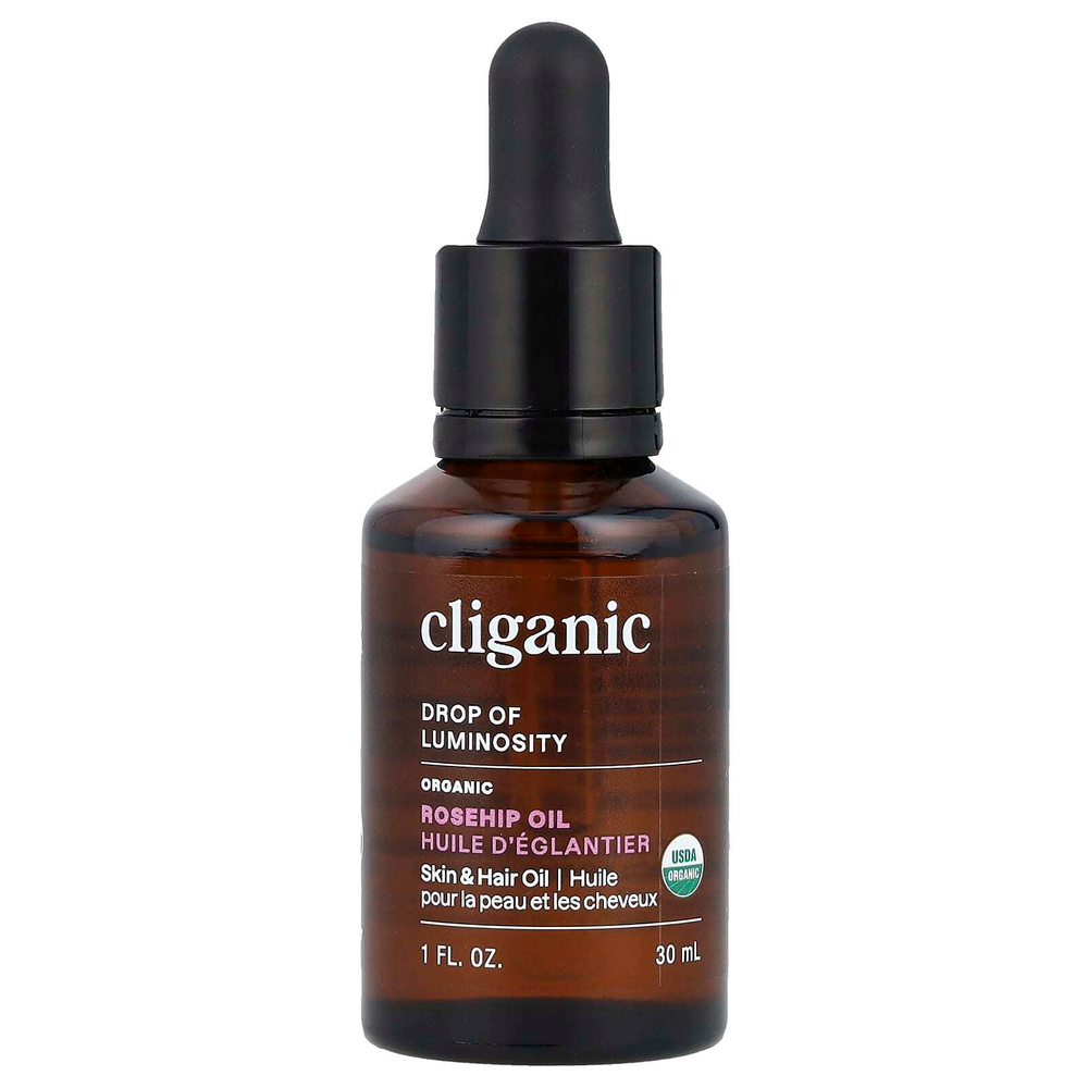 Cliganic, органическое масло шиповника, 30 мл (1 жидк. унция)