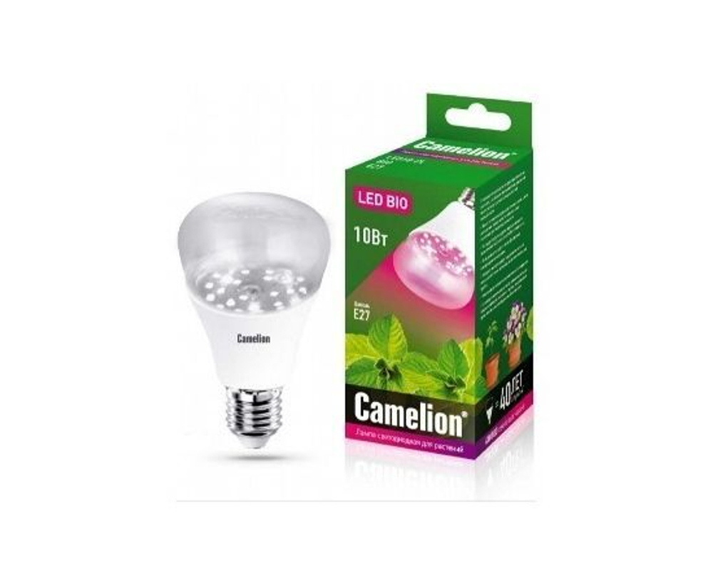Лампа светодиодная для растений Camelion 10Вт LED10-PL/BIO/E27
