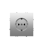 Розетка встраиваемая VOLTUM S70 с заземлением 16А, (шелк)