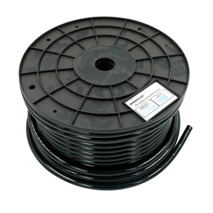 Трубка пневматическая черная 10х14 мм, длина 50 м Harrison HUS1014-BK PU