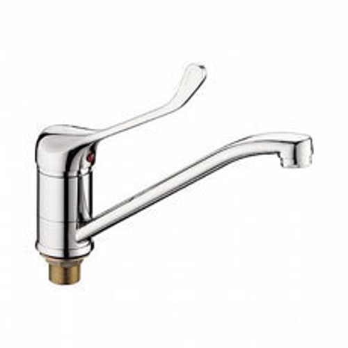 Смеситель для кухни 40к L4979 Ledeme с отв под гайку МЕДИЦИНСКИЙ, латунь