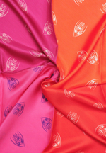 Шелковый платок Qarlygash & Qyzgaldaq MULTICOLORED 140х140