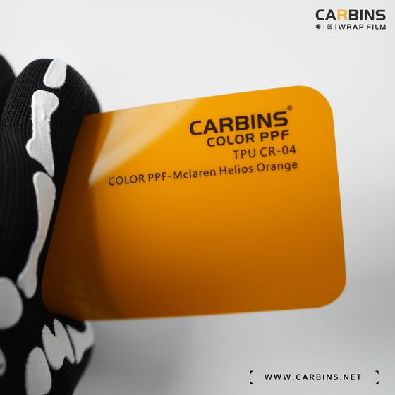 Веер образцов полиуретановой цветной пленки Carbins Color PPF