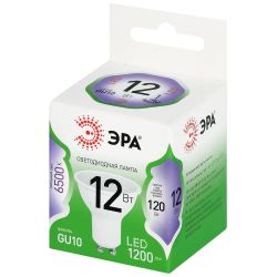 Лампа светодиодная ЭРА GREEN LINE LED MR16-12W-865-GU10 GL 12Вт софит холодный свет GU10 | Лампы cветодиодные Точечные (Софиты) (MR, PAR)