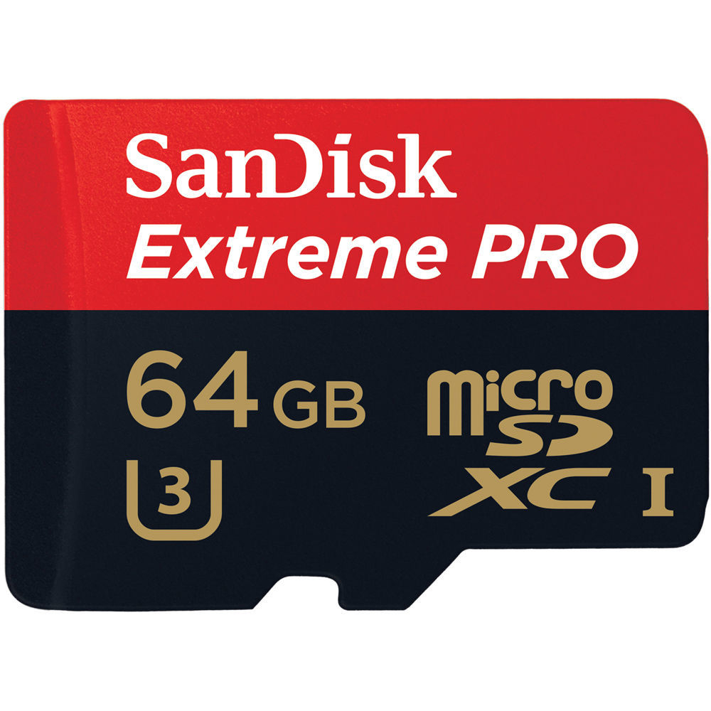 Карта памяти Sandisk 64GB Extreme Pro 95MB/s Micro SDHC