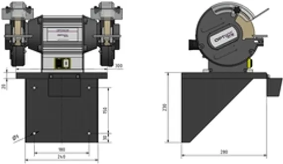 Точильный станок Optimum OPTIgrind GU 15
