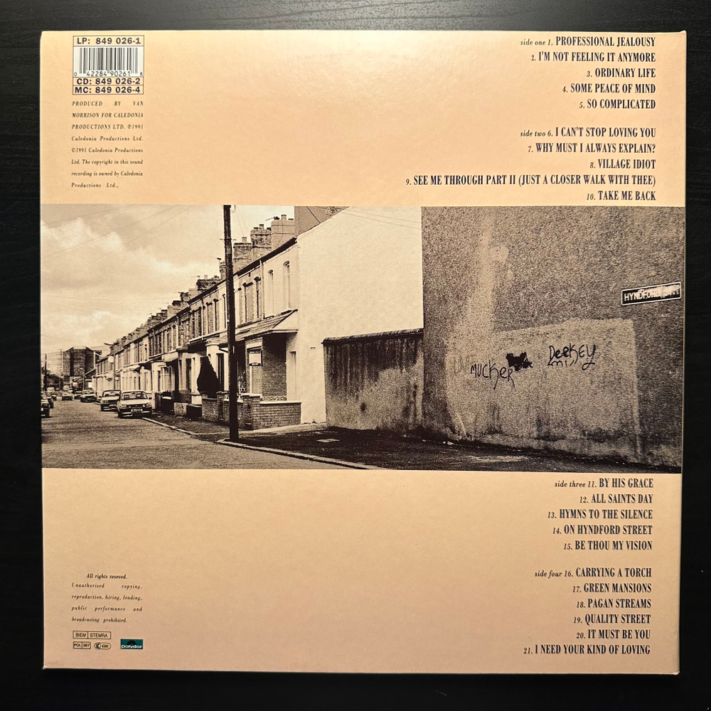Van Morrison - Hymns To The Silence 2LP (Голландия 1991г.)