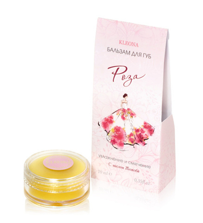 Бальзам для губ Kleona "Роза" 10 мл