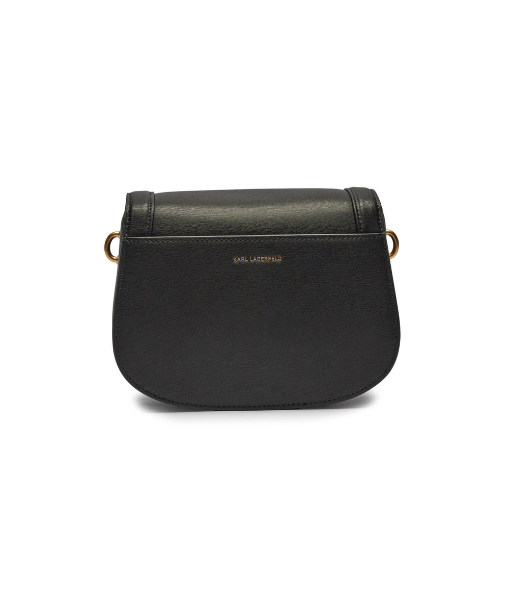 Кожаная сумка-мессенджер Karl Lagerfeld - черный(240W3050)
