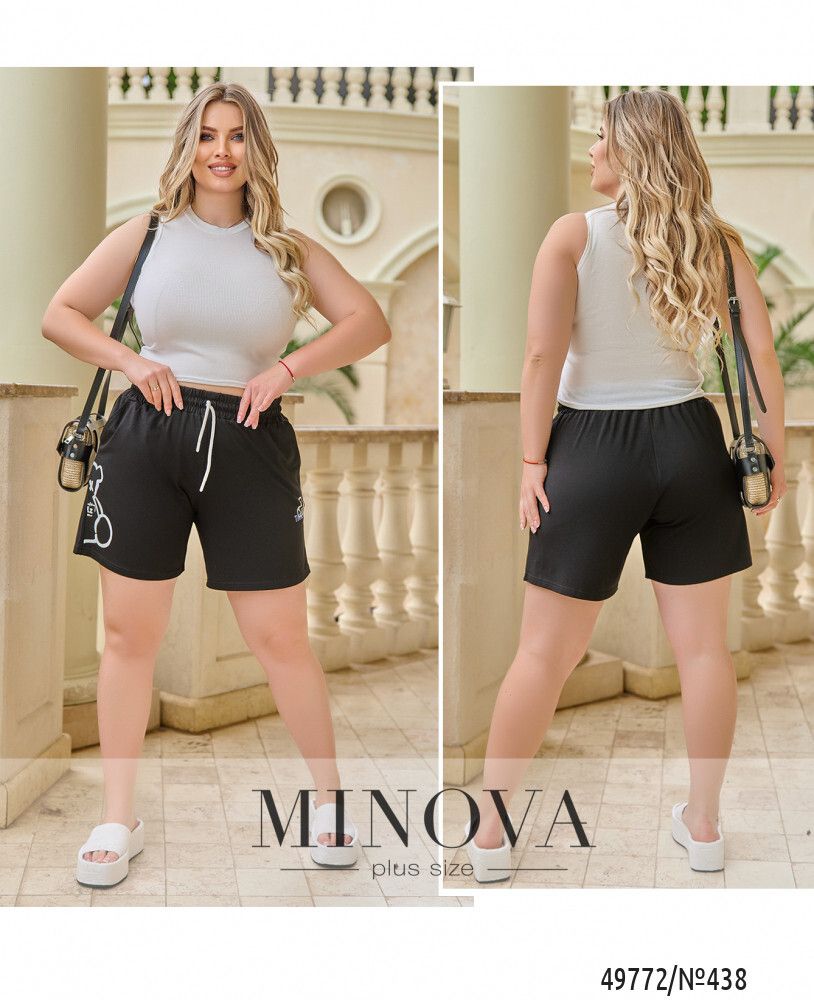 Шорты 438-черный Minova