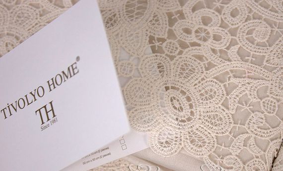 Постельное белье FORZA  розовый с кружевом deluxe TIVOLYO HOME Турция