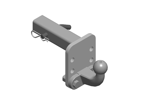 Узел сцепной в сборе US-2 50х50 черный с шаром F Автос.TY-07