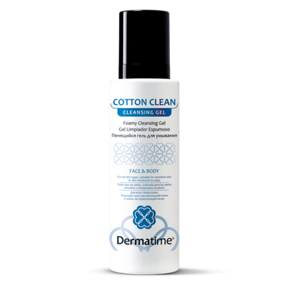 COTTON CLEAN Foamy Cleansing Gel / HOME (Dermatime) – Пенящийся гель для умывания 200 мл.