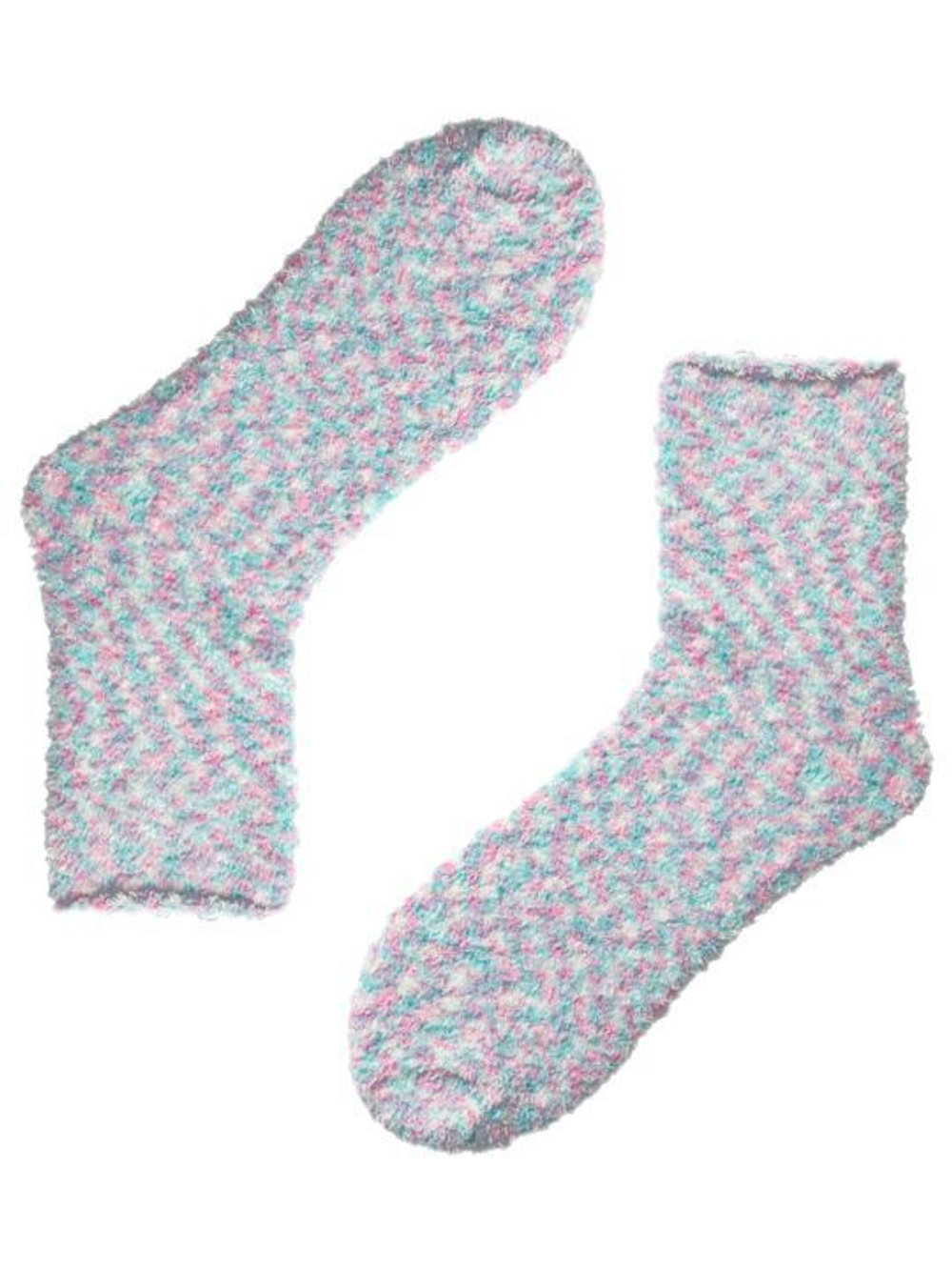 Мягкие женские носочки Soft (Размер: 23) (Цвет: розовый с серым)