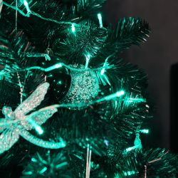 ULD-S1000-100-DTA GREEN IP20 Гирлянда светодиодная. 10м. 100 светодиодов. Зеленый свет. Провод прозрачный. ТМ Uniel