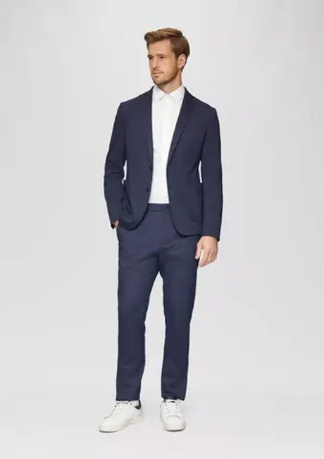 Классическая деловая рубашка из хлопка-стрейча s.Oliver Black Label