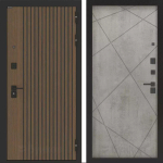 Дверь Входная Бункер BN-02 ФЛ-291 Бетон Светлый, металлическая